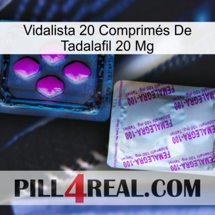 Vidalista 20 Comprimés De Tadalafil 20 Mg 37